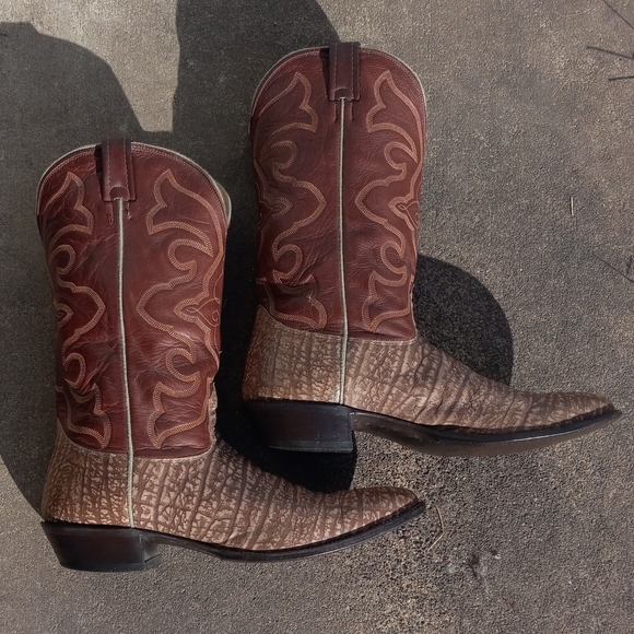 Vintage Nocona Wildebeest boots men's size 14 A - Picture 3 of 10